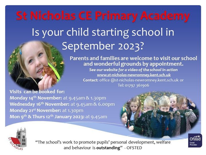 St Nics   School Start September 2023